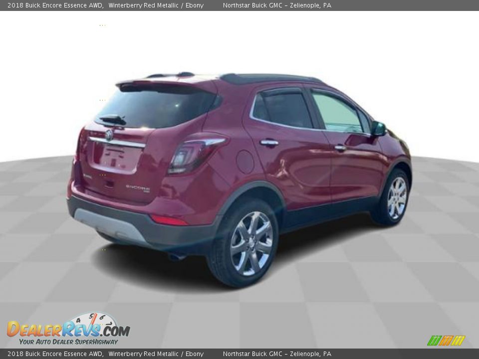 2018 Buick Encore Essence AWD Winterberry Red Metallic / Ebony Photo #8