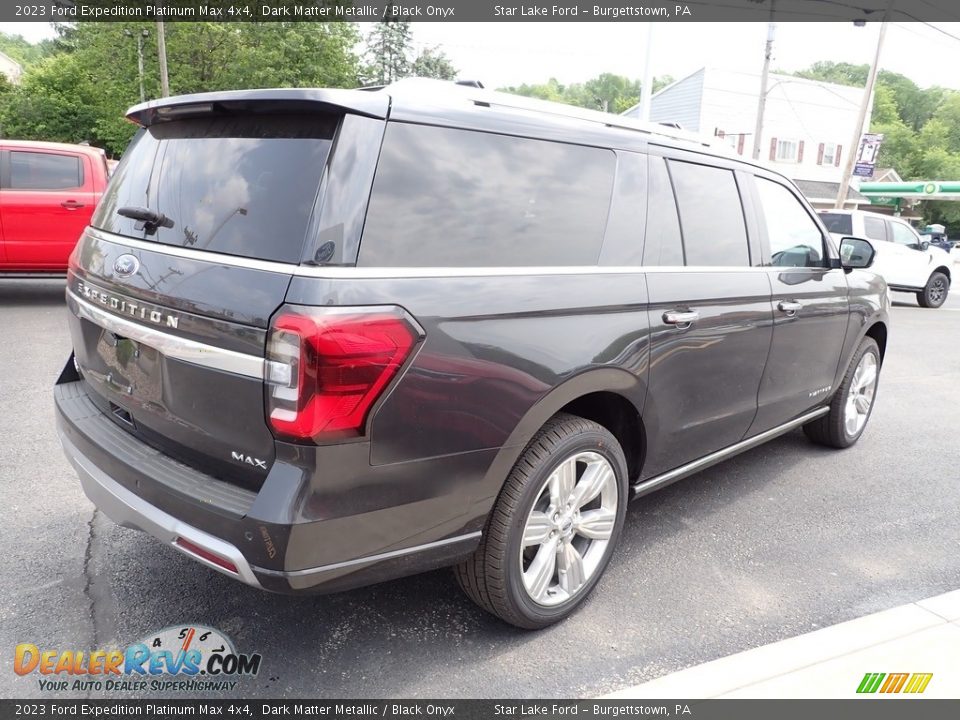 2023 Ford Expedition Platinum Max 4x4 Dark Matter Metallic / Black Onyx Photo #5