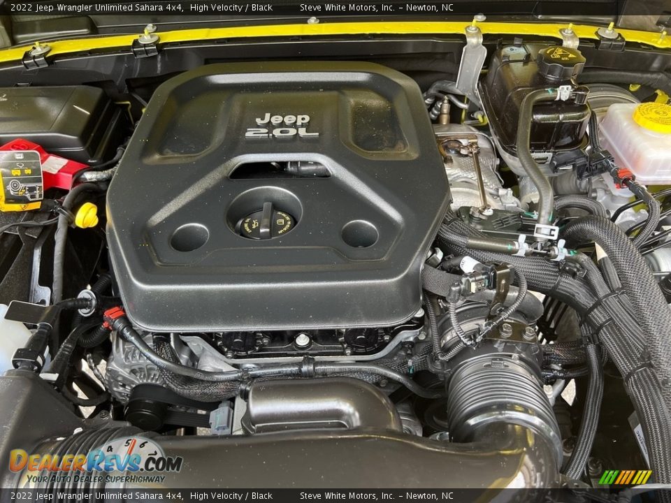 2022 Jeep Wrangler Unlimited Sahara 4x4 2.0 Liter Turbocharged DOHC 16-Valve VVT 4 Cylinder Engine Photo #10