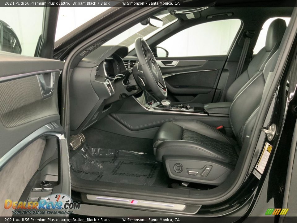 Black Interior - 2021 Audi S6 Premium Plus quattro Photo #21