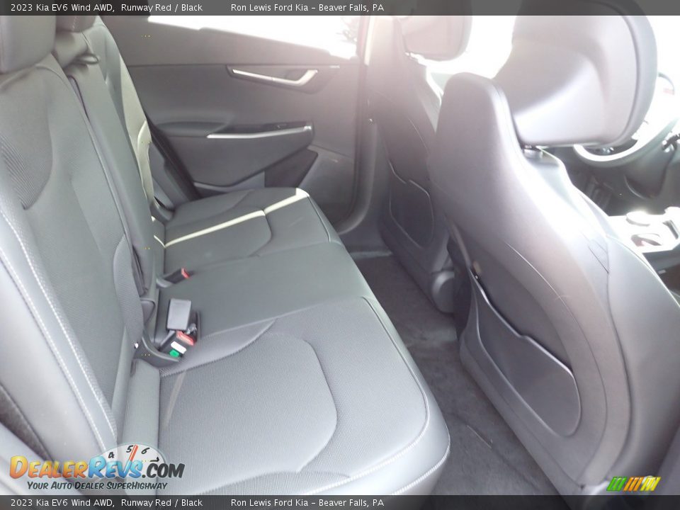 Rear Seat of 2023 Kia EV6 Wind AWD Photo #10
