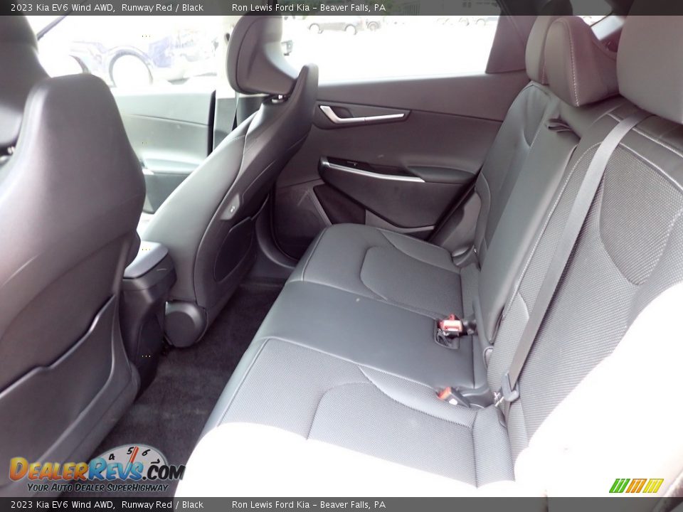 Rear Seat of 2023 Kia EV6 Wind AWD Photo #12