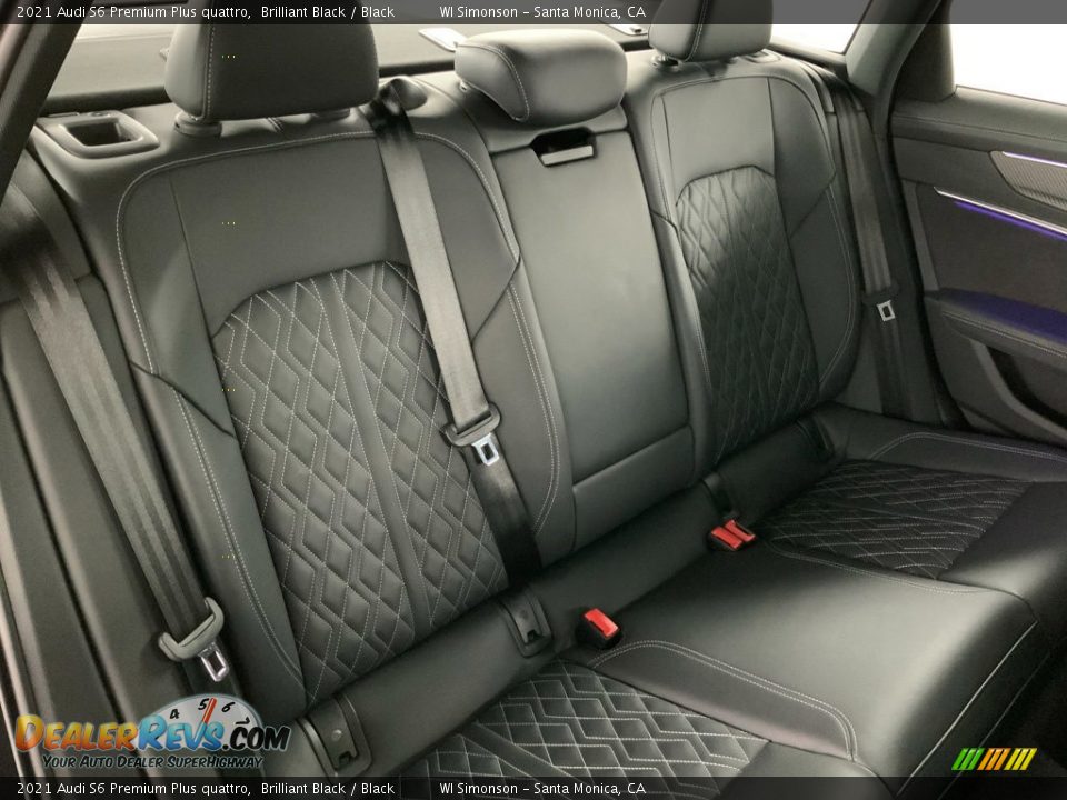 Rear Seat of 2021 Audi S6 Premium Plus quattro Photo #34