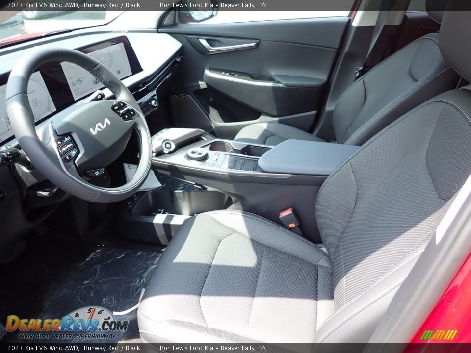 Front Seat of 2023 Kia EV6 Wind AWD Photo #14