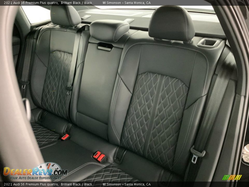 Rear Seat of 2021 Audi S6 Premium Plus quattro Photo #36