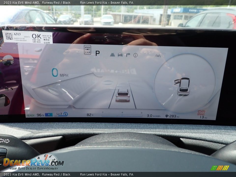 Controls of 2023 Kia EV6 Wind AWD Photo #18
