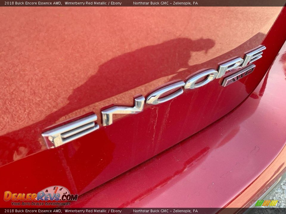 2018 Buick Encore Essence AWD Winterberry Red Metallic / Ebony Photo #30