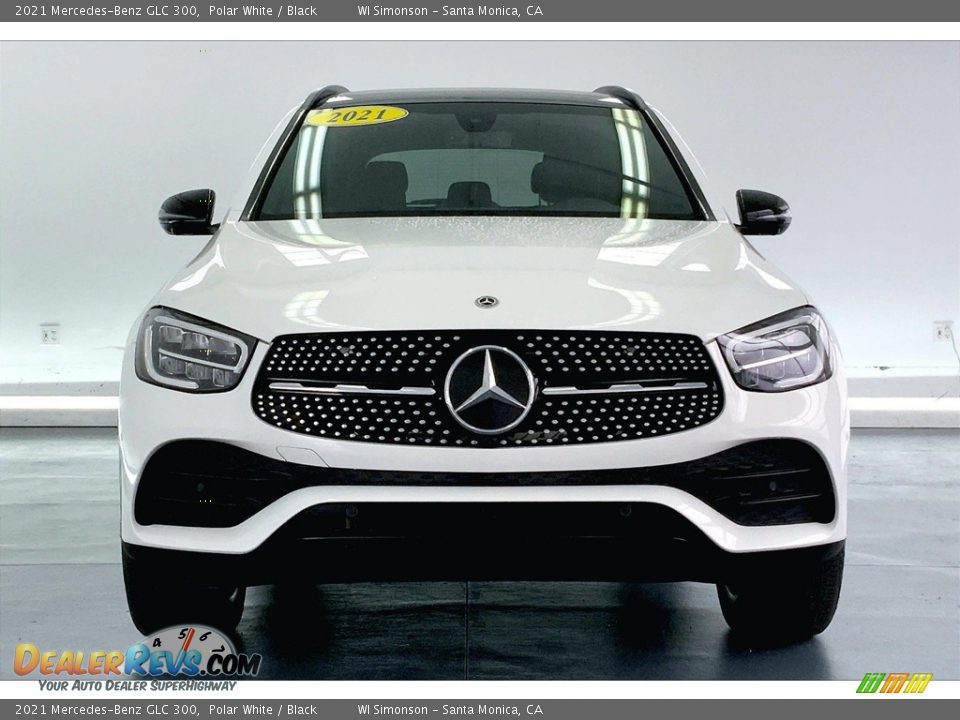 2021 Mercedes-Benz GLC 300 Polar White / Black Photo #2