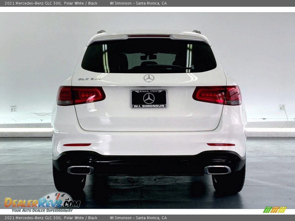 2021 Mercedes-Benz GLC 300 Polar White / Black Photo #3