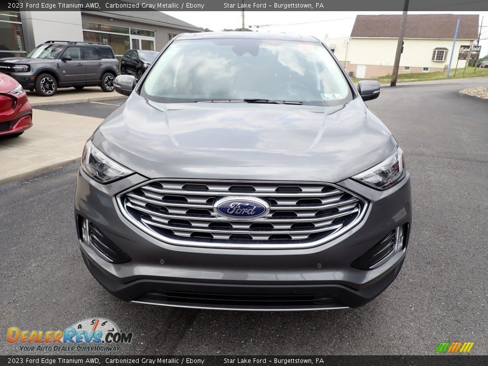 2023 Ford Edge Titanium AWD Carbonized Gray Metallic / Ebony Photo #8