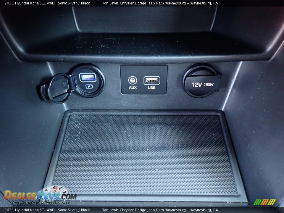 2021 Hyundai Kona SEL AWD Sonic Silver / Black Photo #17
