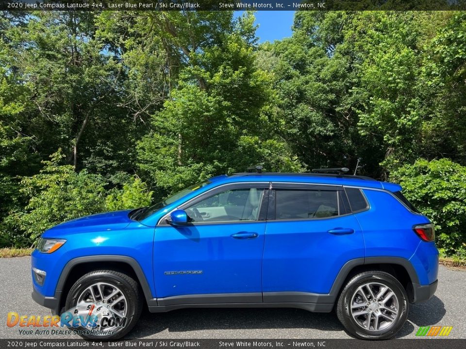 Laser Blue Pearl 2020 Jeep Compass Latitude 4x4 Photo #1