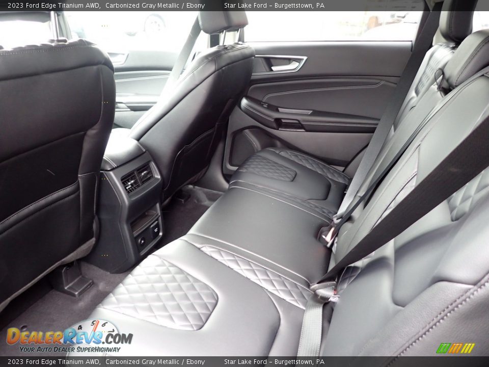 Rear Seat of 2023 Ford Edge Titanium AWD Photo #11