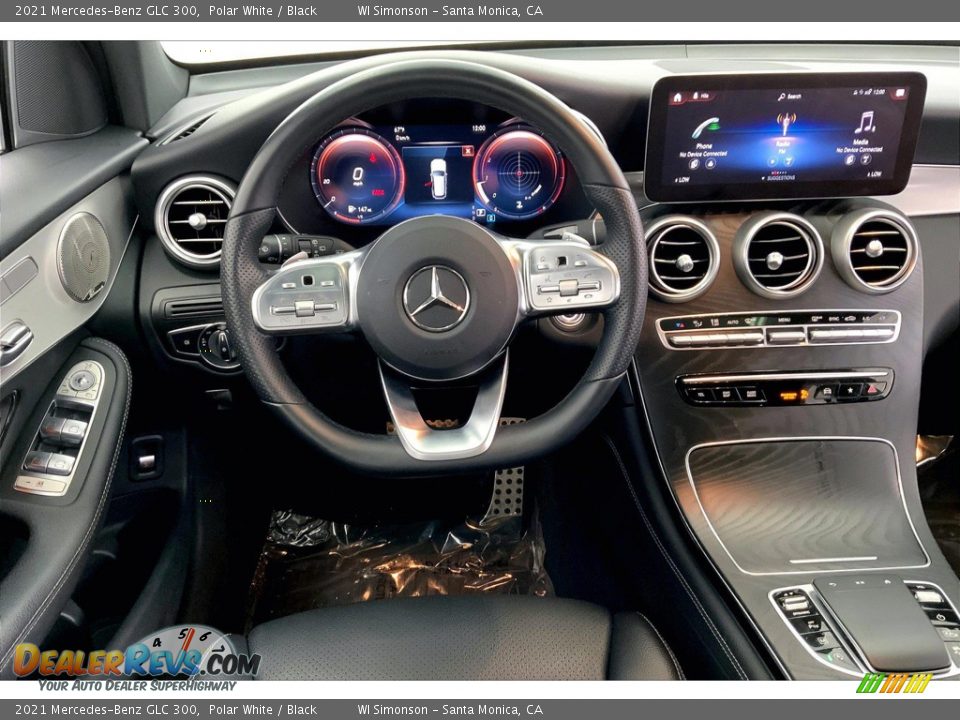 2021 Mercedes-Benz GLC 300 Polar White / Black Photo #4