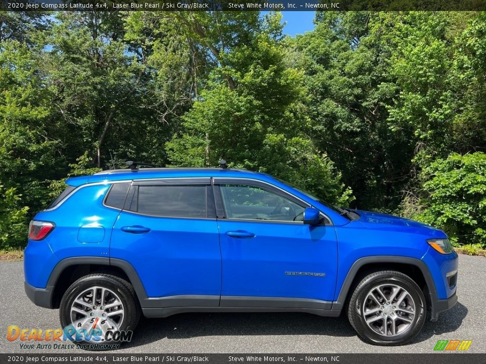 Laser Blue Pearl 2020 Jeep Compass Latitude 4x4 Photo #6