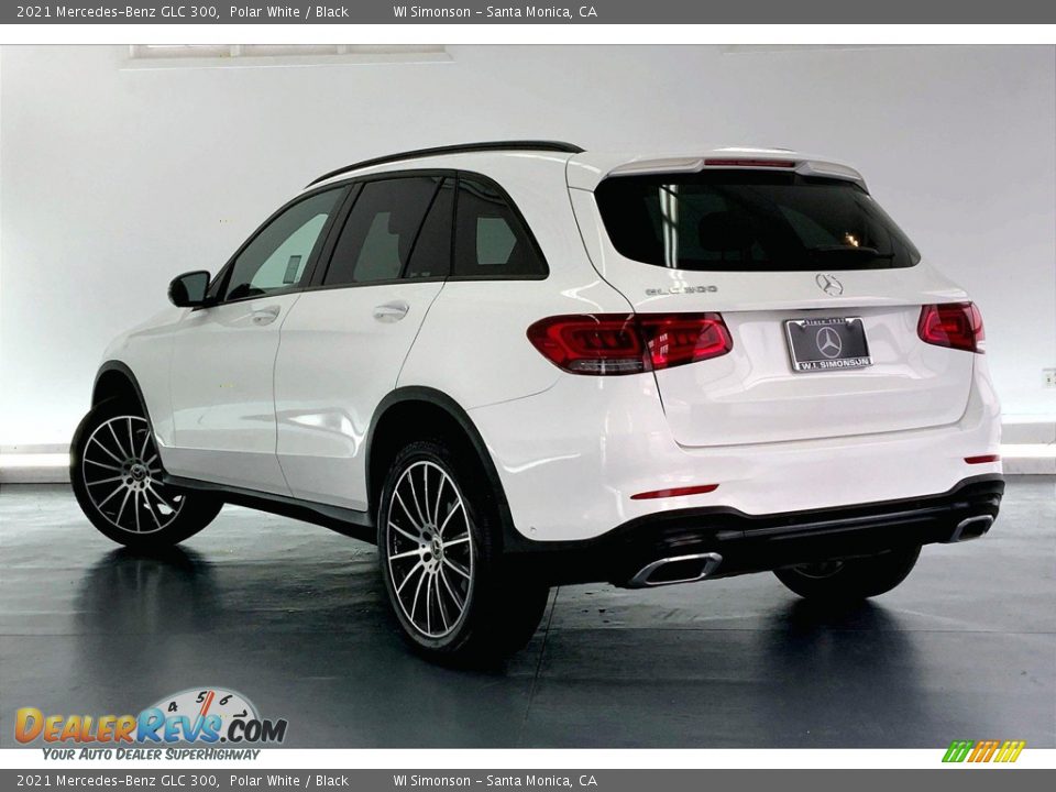 2021 Mercedes-Benz GLC 300 Polar White / Black Photo #10