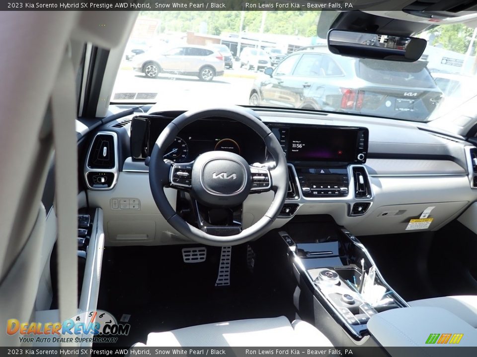2023 Kia Sorento Hybrid SX Prestige AWD Hybrid Snow White Pearl / Black Photo #13