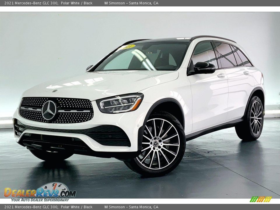 2021 Mercedes-Benz GLC 300 Polar White / Black Photo #12