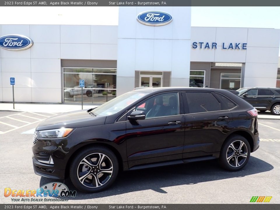 2023 Ford Edge ST AWD Agate Black Metallic / Ebony Photo #1