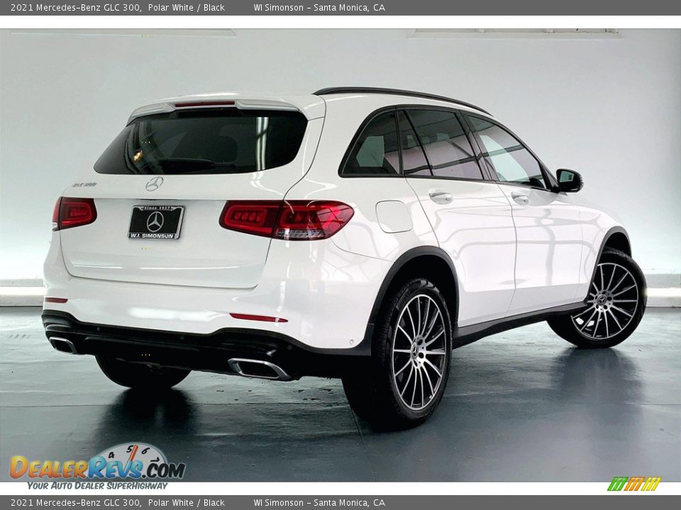 2021 Mercedes-Benz GLC 300 Polar White / Black Photo #13