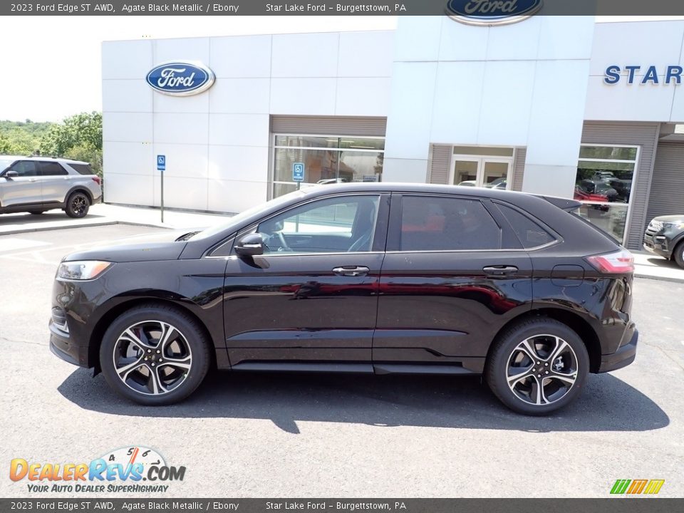 2023 Ford Edge ST AWD Agate Black Metallic / Ebony Photo #2