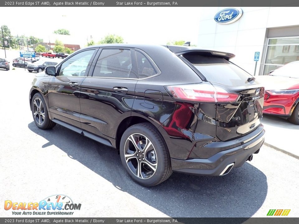 2023 Ford Edge ST AWD Agate Black Metallic / Ebony Photo #3