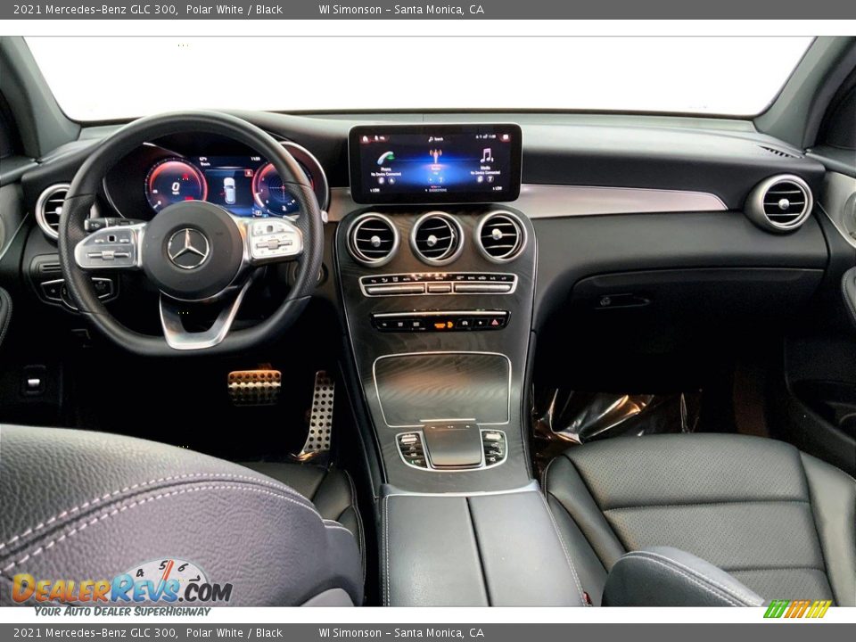 2021 Mercedes-Benz GLC 300 Polar White / Black Photo #15