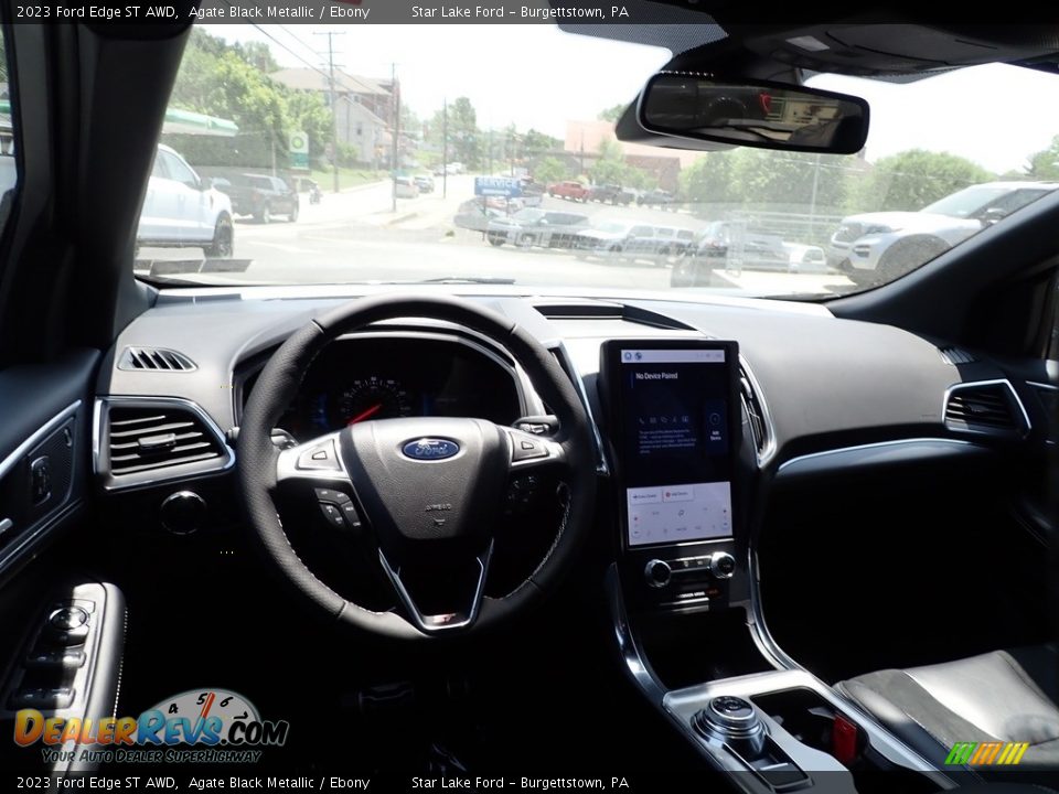 2023 Ford Edge ST AWD Agate Black Metallic / Ebony Photo #12