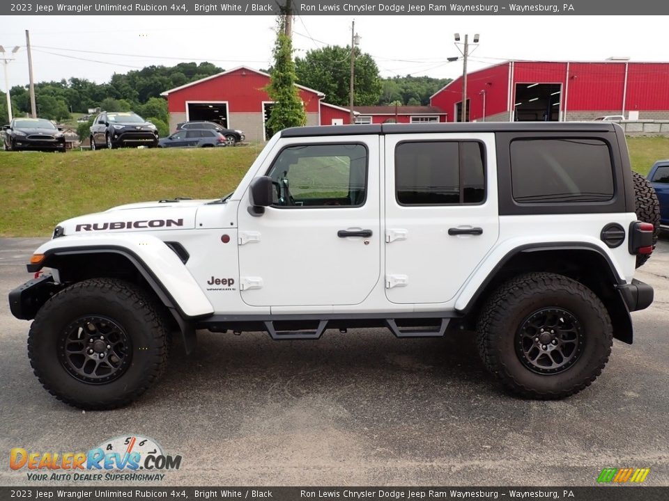 Bright White 2023 Jeep Wrangler Unlimited Rubicon 4x4 Photo #2