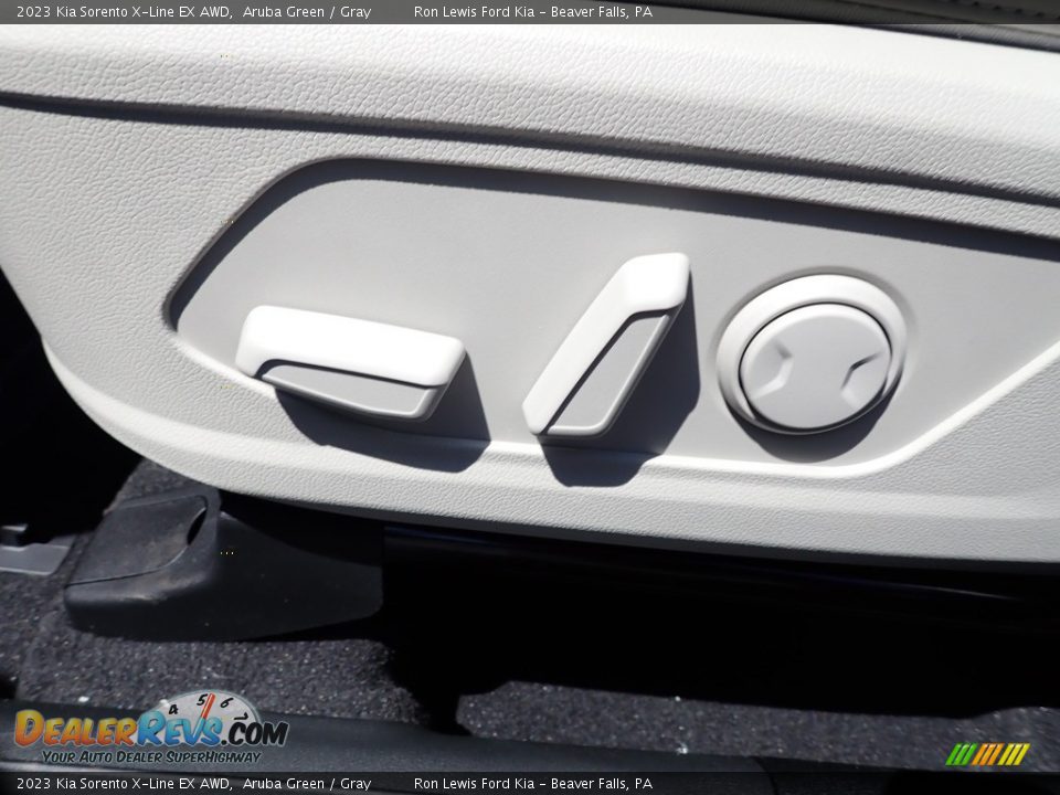 2023 Kia Sorento X-Line EX AWD Aruba Green / Gray Photo #14
