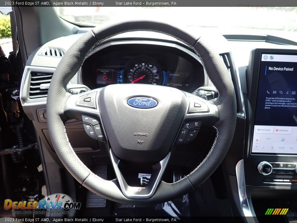 2023 Ford Edge ST AWD Steering Wheel Photo #19