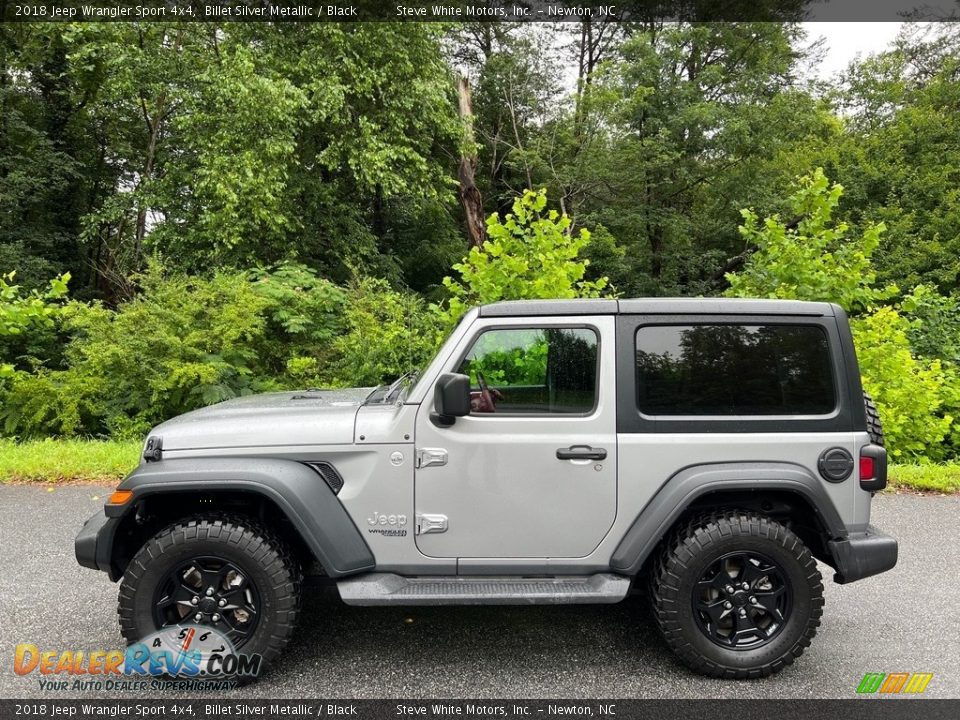 Billet Silver Metallic 2018 Jeep Wrangler Sport 4x4 Photo #1