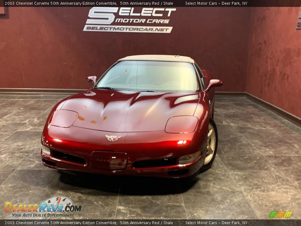 2003 Chevrolet Corvette 50th Anniversary Edition Convertible 50th Anniversary Red / Shale Photo #1