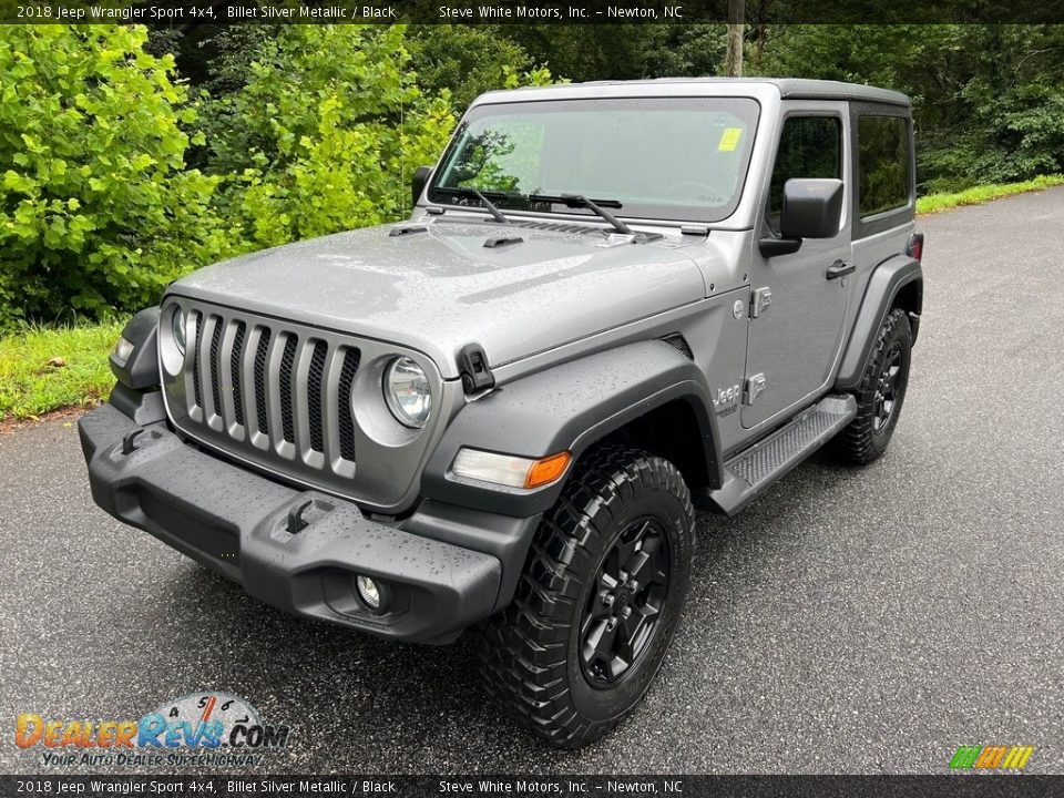 Billet Silver Metallic 2018 Jeep Wrangler Sport 4x4 Photo #2