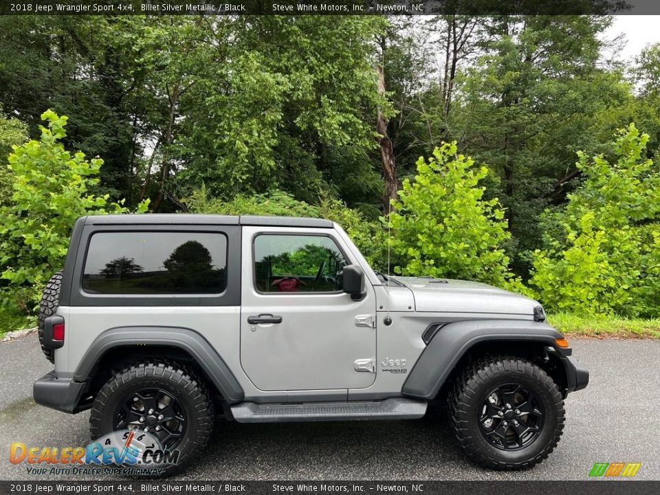 Billet Silver Metallic 2018 Jeep Wrangler Sport 4x4 Photo #5