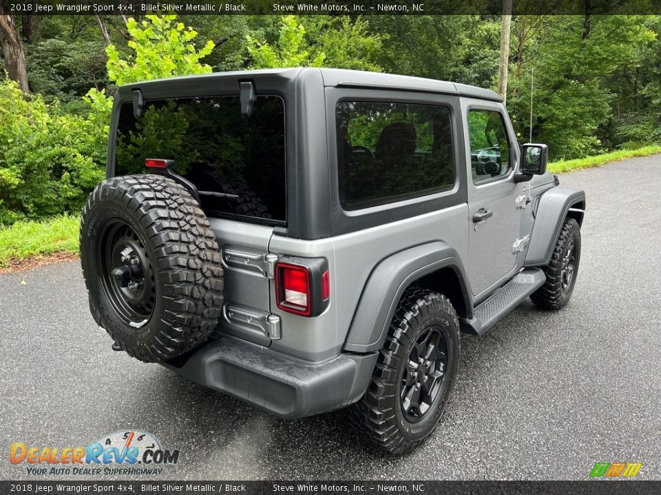 2018 Jeep Wrangler Sport 4x4 Billet Silver Metallic / Black Photo #6