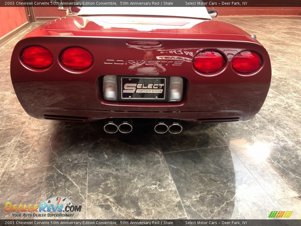 2003 Chevrolet Corvette 50th Anniversary Edition Convertible 50th Anniversary Red / Shale Photo #6