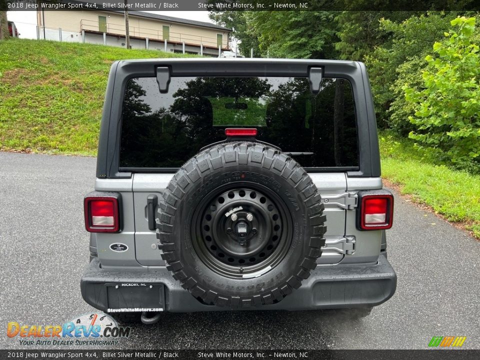 2018 Jeep Wrangler Sport 4x4 Billet Silver Metallic / Black Photo #7
