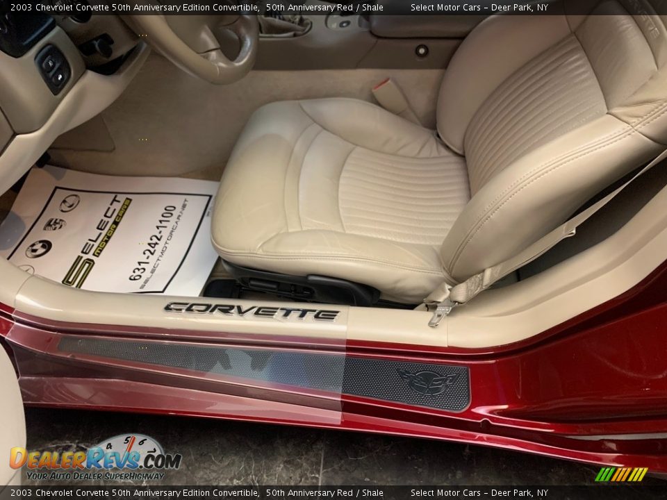 Front Seat of 2003 Chevrolet Corvette 50th Anniversary Edition Convertible Photo #7