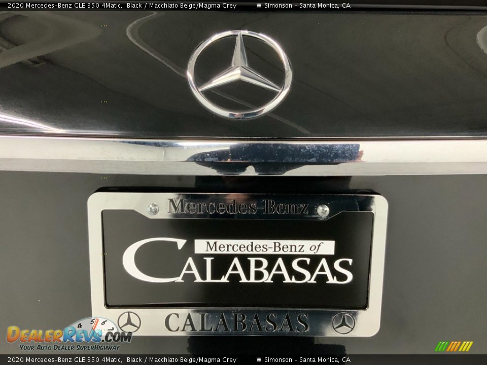 2020 Mercedes-Benz GLE 350 4Matic Black / Macchiato Beige/Magma Grey Photo #10