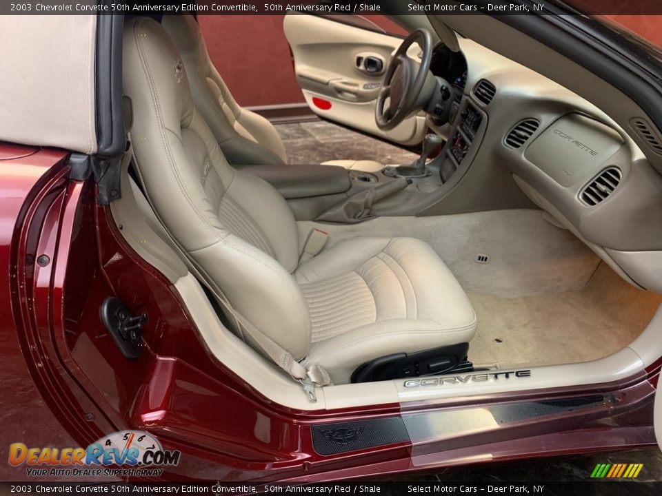 Front Seat of 2003 Chevrolet Corvette 50th Anniversary Edition Convertible Photo #11