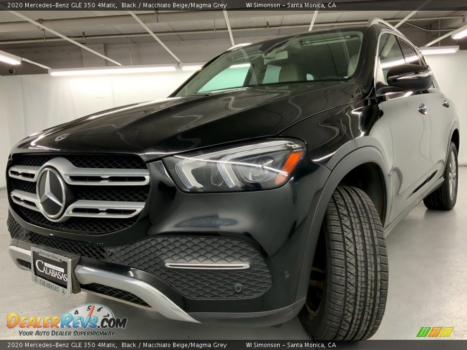 2020 Mercedes-Benz GLE 350 4Matic Black / Macchiato Beige/Magma Grey Photo #14