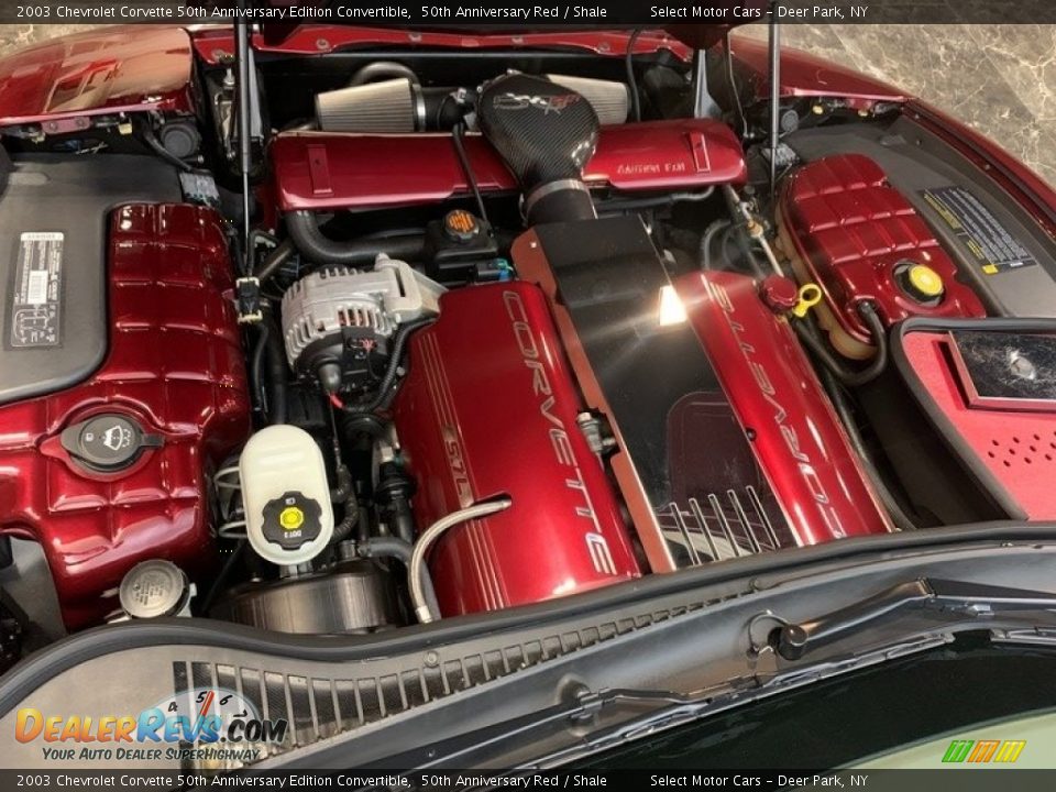 2003 Chevrolet Corvette 50th Anniversary Edition Convertible 5.7 Liter OHV 16 Valve LS1 V8 Engine Photo #15