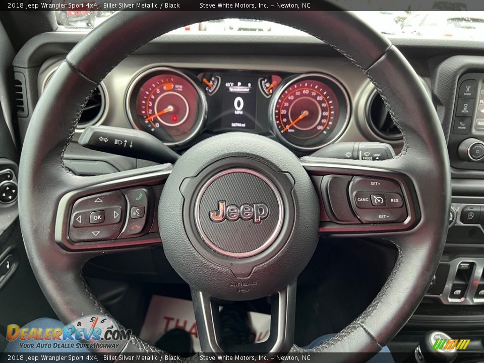 2018 Jeep Wrangler Sport 4x4 Steering Wheel Photo #19