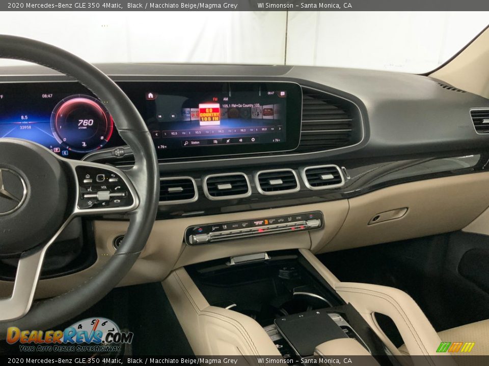2020 Mercedes-Benz GLE 350 4Matic Black / Macchiato Beige/Magma Grey Photo #26