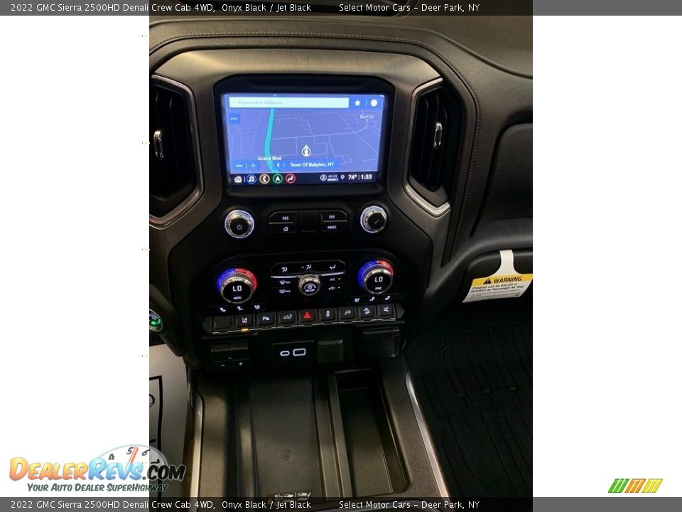 2022 GMC Sierra 2500HD Denali Crew Cab 4WD Onyx Black / Jet Black Photo #12
