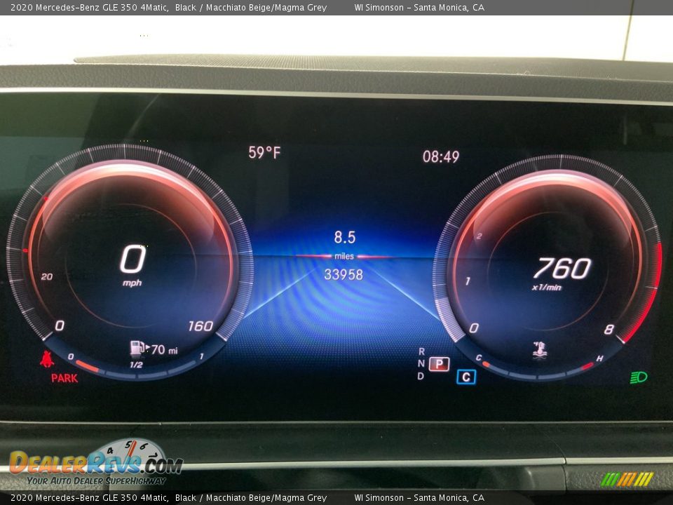 2020 Mercedes-Benz GLE 350 4Matic Black / Macchiato Beige/Magma Grey Photo #29
