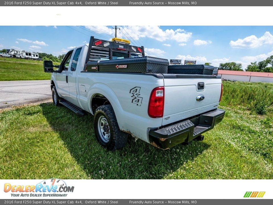 2016 Ford F250 Super Duty XL Super Cab 4x4 Oxford White / Steel Photo #6