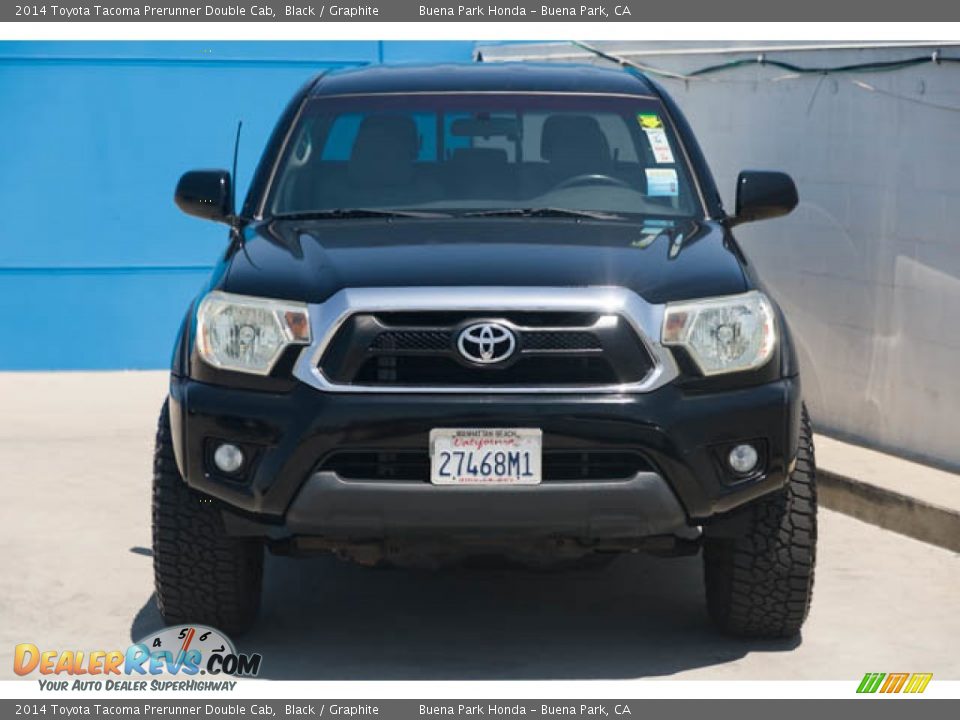 2014 Toyota Tacoma Prerunner Double Cab Black / Graphite Photo #7