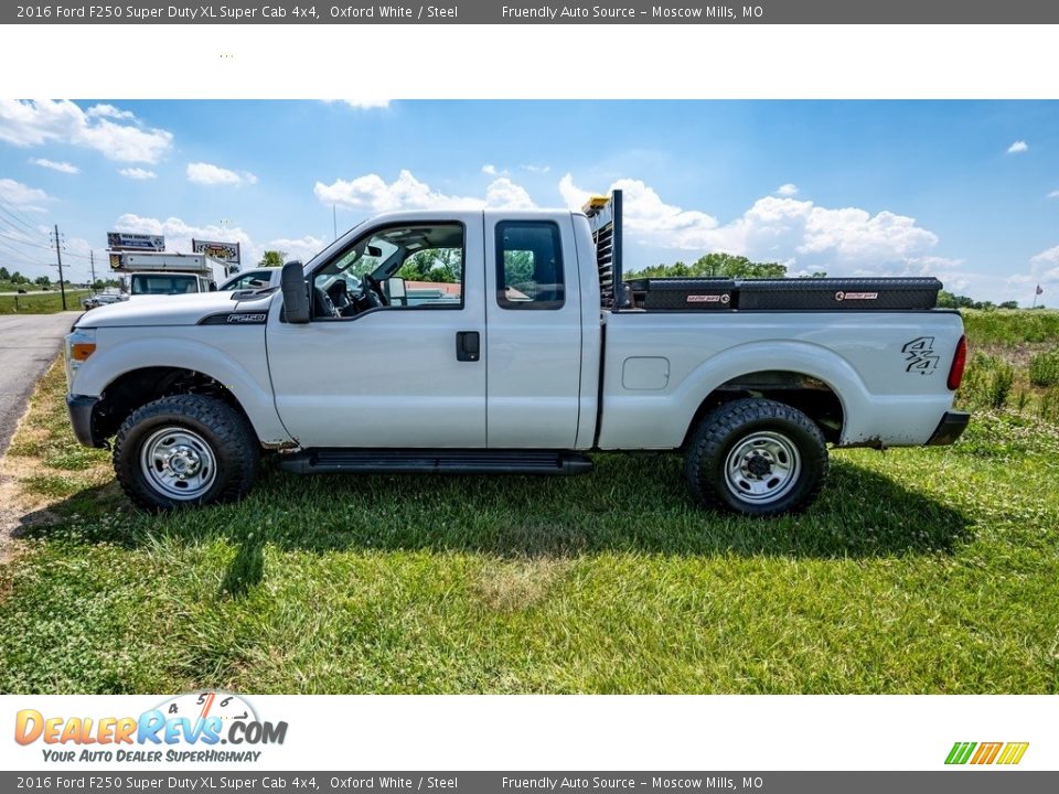 2016 Ford F250 Super Duty XL Super Cab 4x4 Oxford White / Steel Photo #7